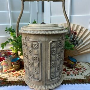 Vintage Owens Corning Tall Fiberglass Ice Bucket The Brentwood Collection MCM